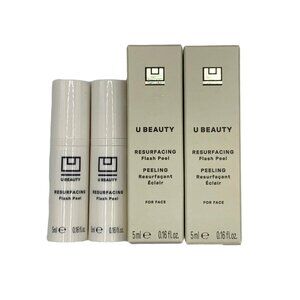 Quantity 2 U Beauty Resurfacing Flash Peel 5ml/.16oz each New In Box